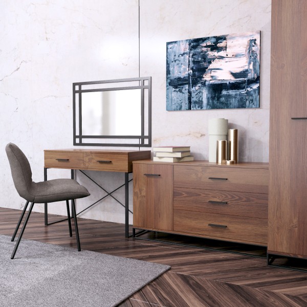 Дзеркало Ascet 100х70 у стилі лофт