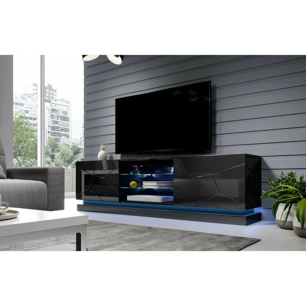 Тумба під ТВ Qiu з підсвічуванням для вітальні