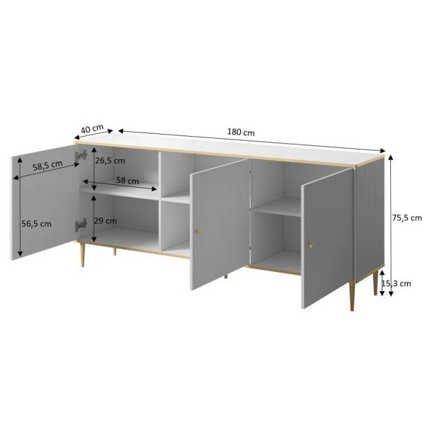 Комод Glamour – ідеальний вибір для вашої вітальні