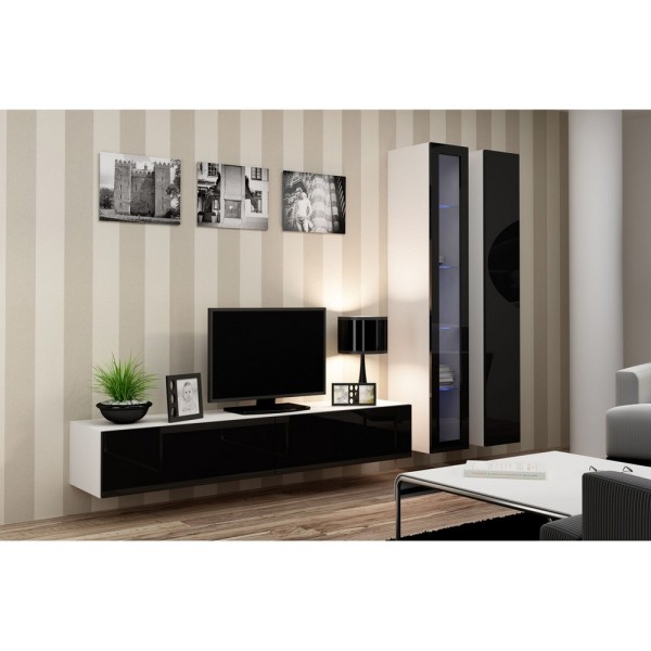 Пенал навісний Vigo 180 (скло) – стильне рішення для вашої вітальні