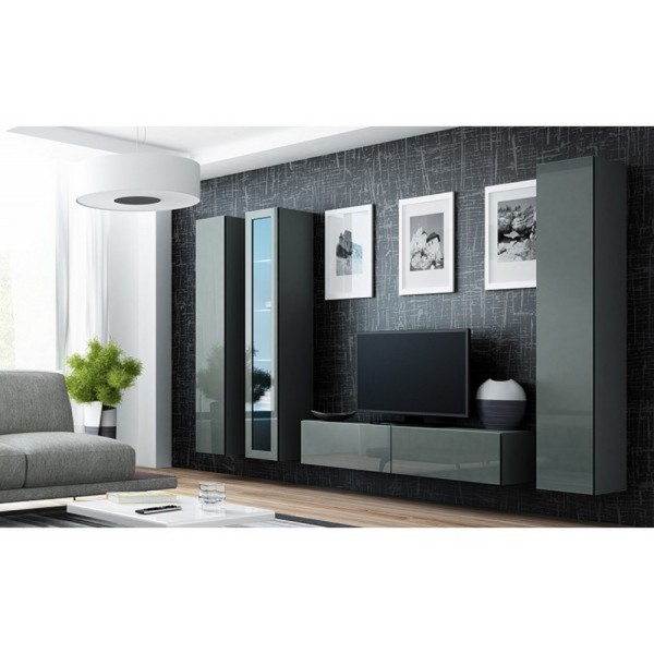 Пенал навісний Vigo 180 (скло) – стильне рішення для вашої вітальні