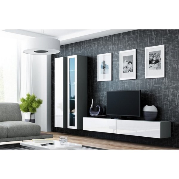 Пенал навісний Vigo 180 (скло) – стильне рішення для вашої вітальні