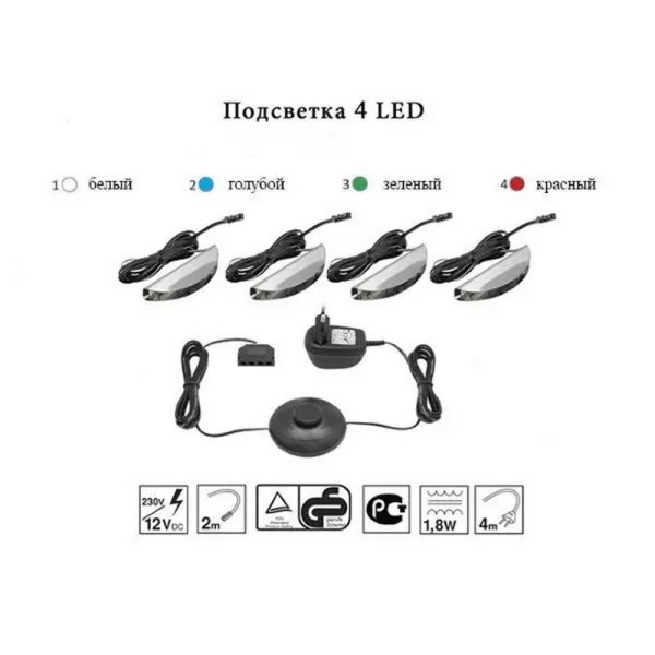 Пенал навісний Vigo 180 (скло) – стильне рішення для вашої вітальні