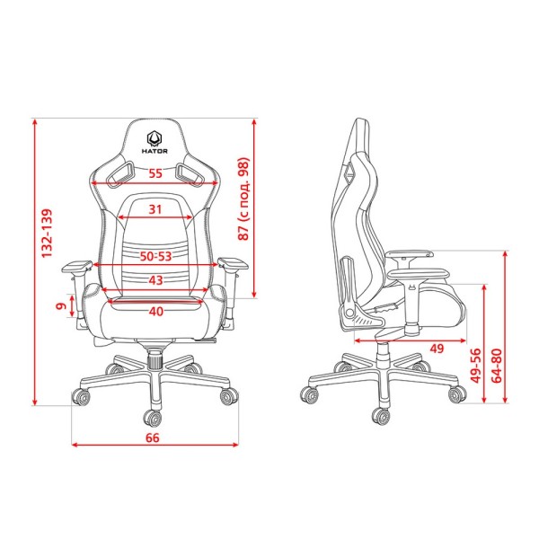 Крісло для геймерів HATOR Arc Fabric