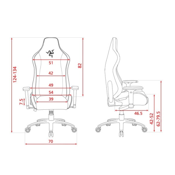 Крісло для геймерів Razer Iskur X — Купити в Elite Mebel