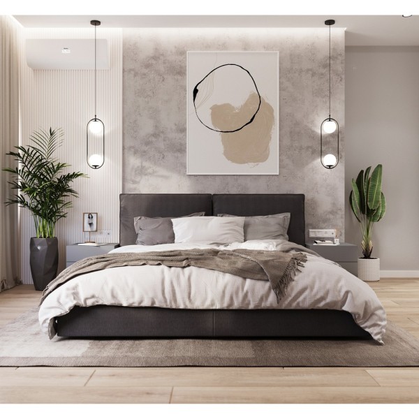 М'яке ліжко Toronto з підйомним механізмом для комфортного сну