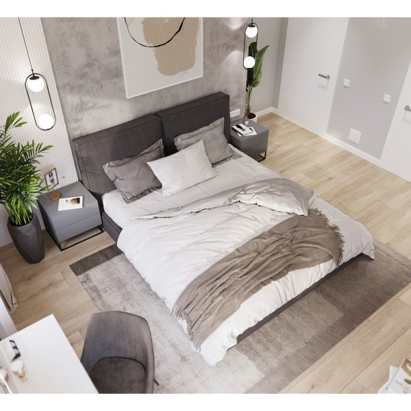 М'яке ліжко Toronto з підйомним механізмом для комфортного сну