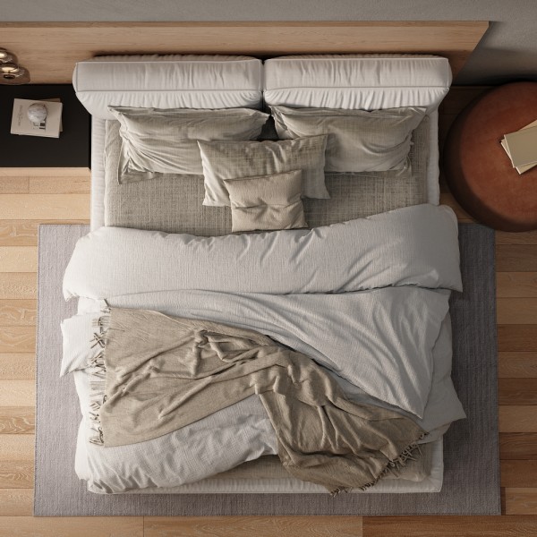 М'яке ліжко Toledo для комфортного сну