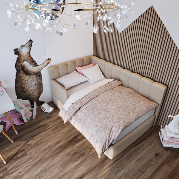 Дитяче ліжко Valencia з підйомним механізмом