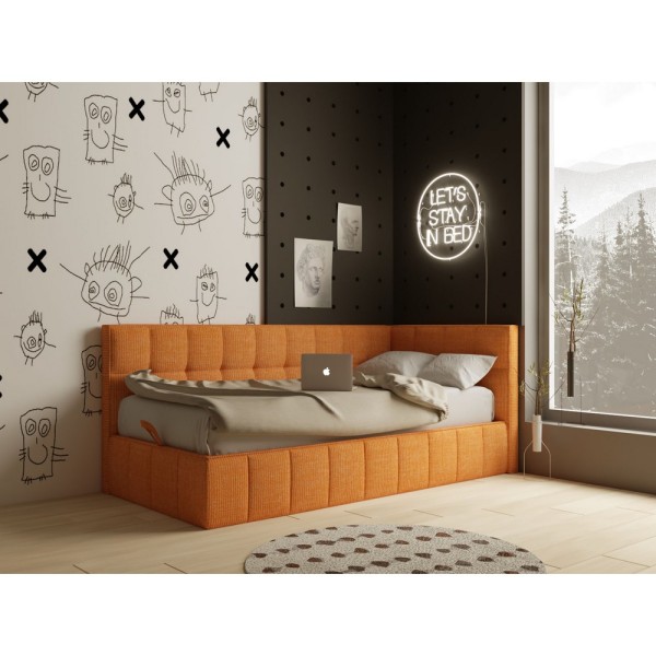 М'яке дитяче ліжко Sydney з підйомним механізмом для вашої дитини