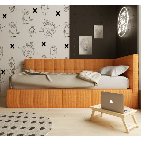 М'яке дитяче ліжко Sydney з підйомним механізмом для вашої дитини