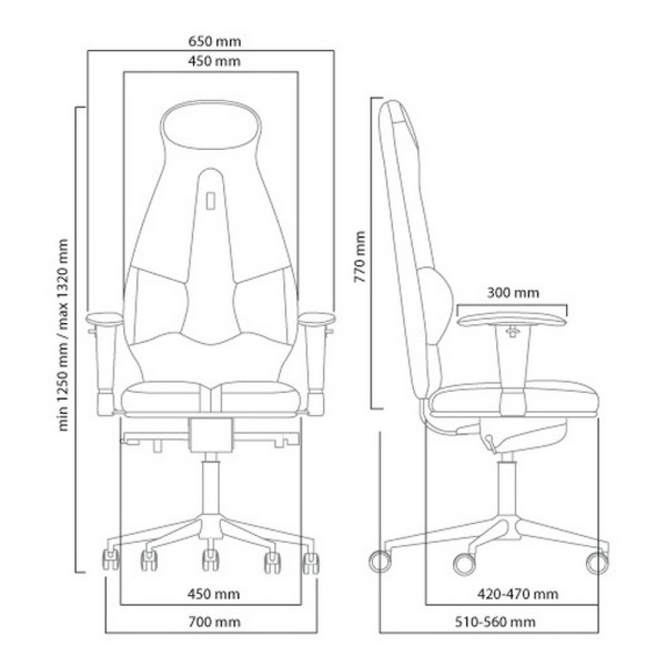 Крісло Kulik System Galaxy — комфорт та стиль для вашого офісу