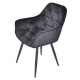 Крісло Nora black - комфорт і стиль для вашого інтер'єру