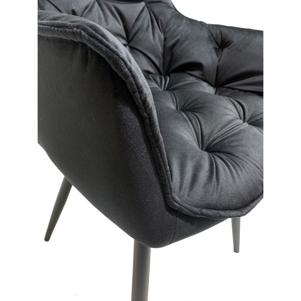 Крісло Nora black - комфорт і стиль для вашого інтер'єру