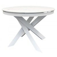 Стіл Moon Volakas white d-110 см