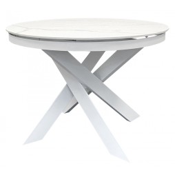 Стіл Moon Volakas white d-110 см