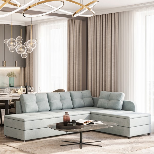 Кутовий розкладний диван Ден - Комфорт та стиль для вашого дому