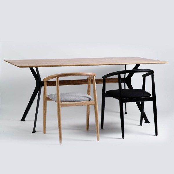 Стіл Stealth натуральний дуб — стильний вибір для кухні чи кафе