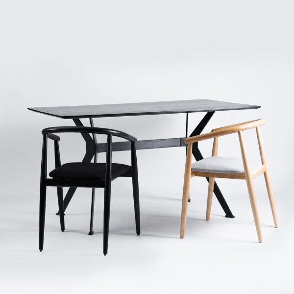 Стіл Stealth чорний дуб для кухні та кафе