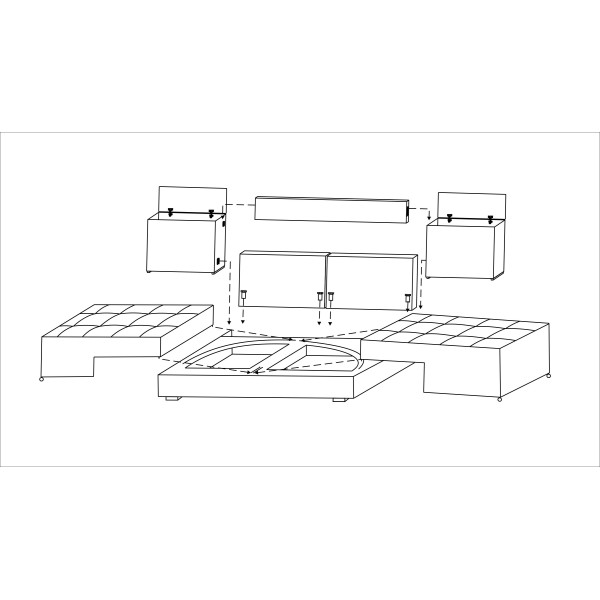 Прямий розкладний диван Елата