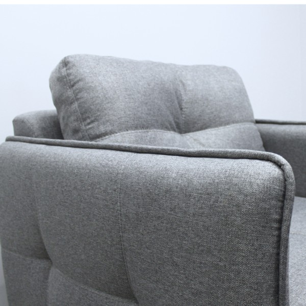 Кресло Олівер - М'яке крісло з дерев'яними елементами