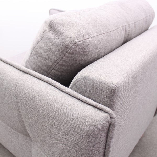 Кресло Олівер - М'яке крісло з дерев'яними елементами