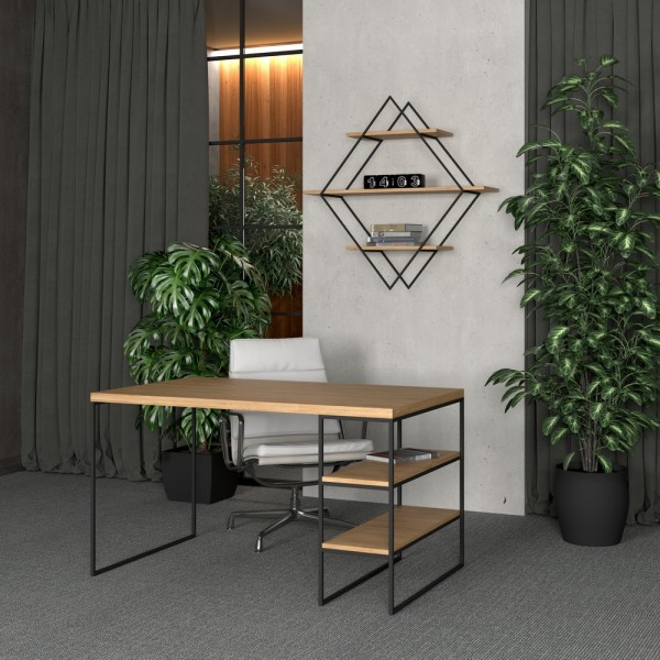 Письмовий стіл з полицями Drom