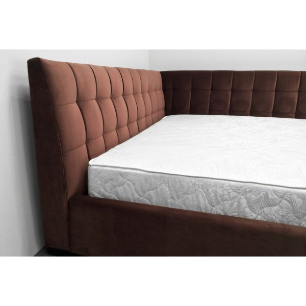 М'яке кутове ліжко Лео – для вашої спальні