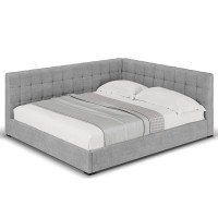 М'яке кутове ліжко Лео