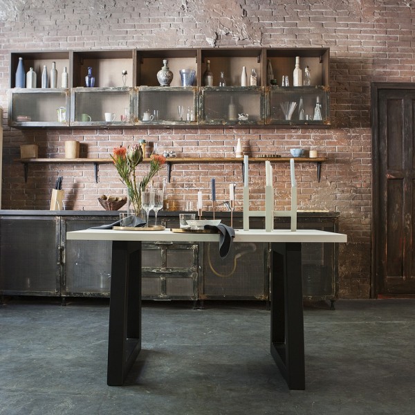 Стіл Торвальд – Прямокутний стіл в стилі лофт