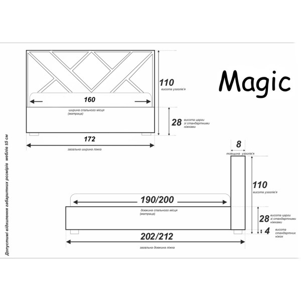 Ліжко Меджик — стиль та комфорт у вашій спальні
