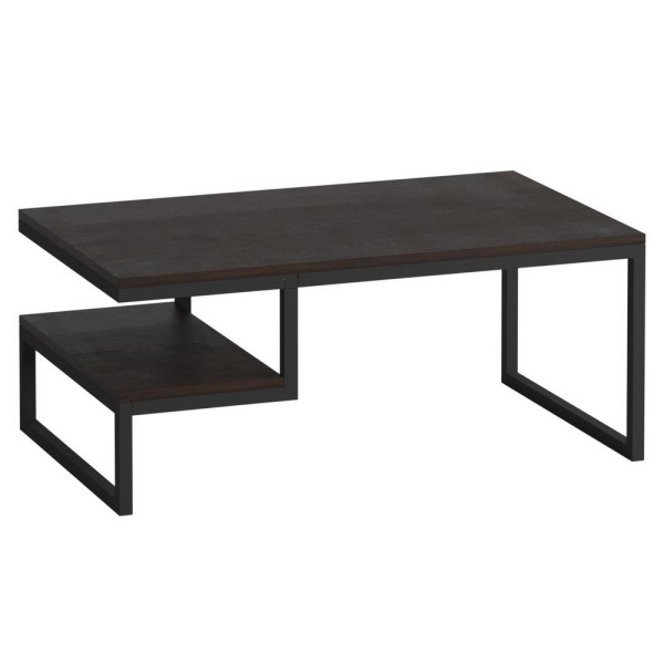 Журнальний стіл з поличкою Drom36 в стилі лофт