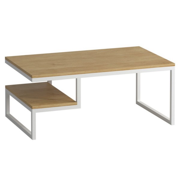 Журнальний стіл з поличкою Drom36 в стилі лофт