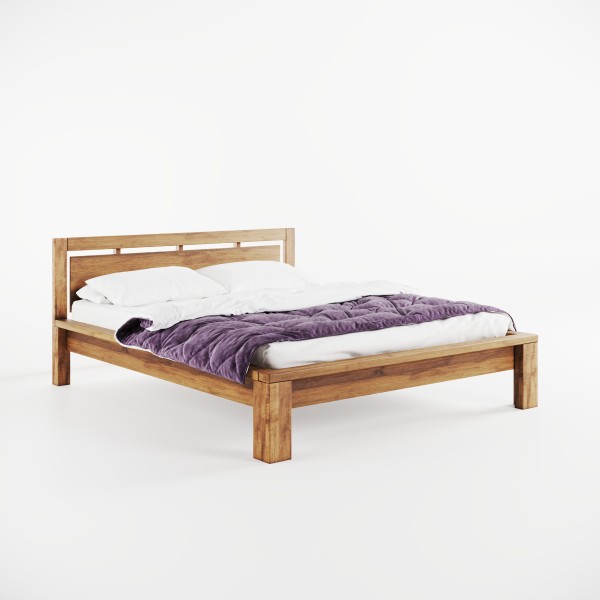 Ліжко Фаджио вільха з натурального дерева