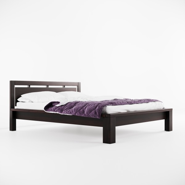 Ліжко Фаджио вільха з натурального дерева