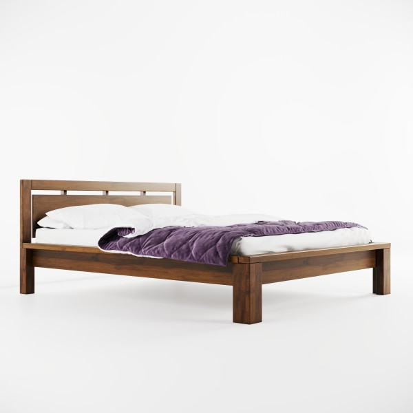 Ліжко Фаджио вільха з натурального дерева