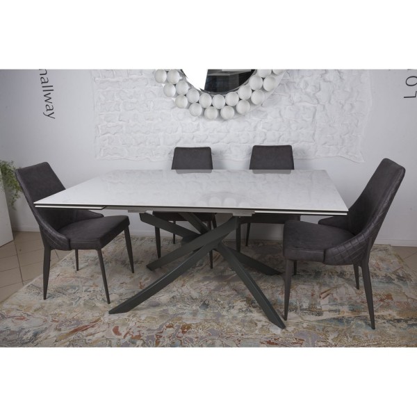 Стіл Lincoln (Лінкольн) з керамічною стільницею – розкладний стіл для кухні