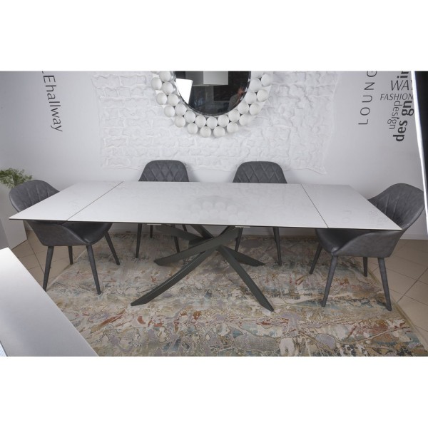 Стіл Lincoln (Лінкольн) з керамічною стільницею – розкладний стіл для кухні