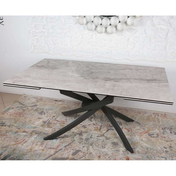 Стіл Lincoln (Лінкольн) з керамічною стільницею – розкладний стіл для кухні