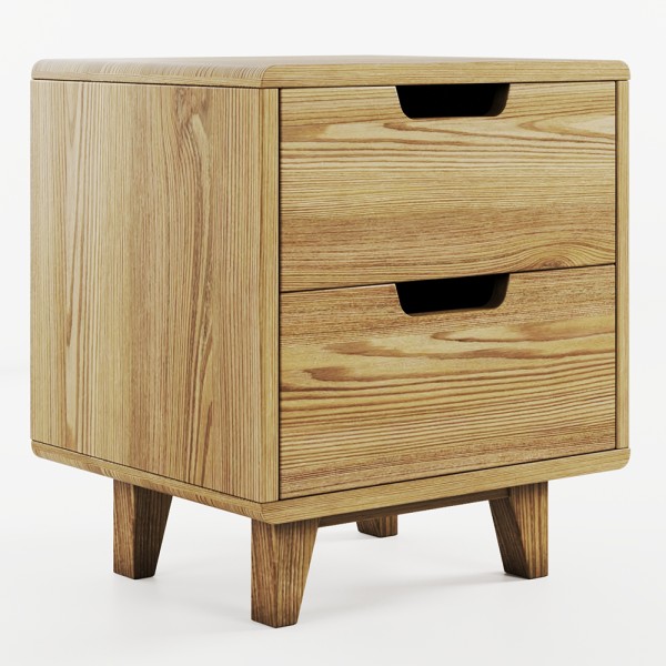 Тумба Фаджио з ясена — дерев’яна якість у вашій спальні