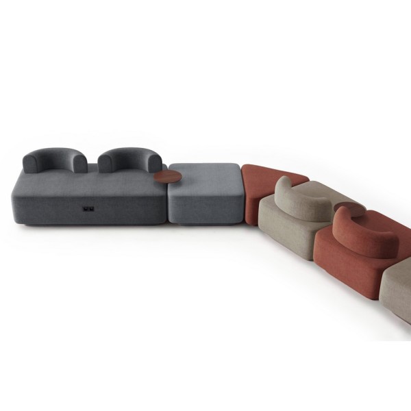 Модульне крісло Wudus Plump зі столиком – сучасний дизайн для вашого дому