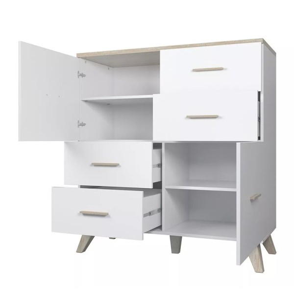 Комод Lotta 110 2D4S – Сучасний мінімалізм для вашої вітальні