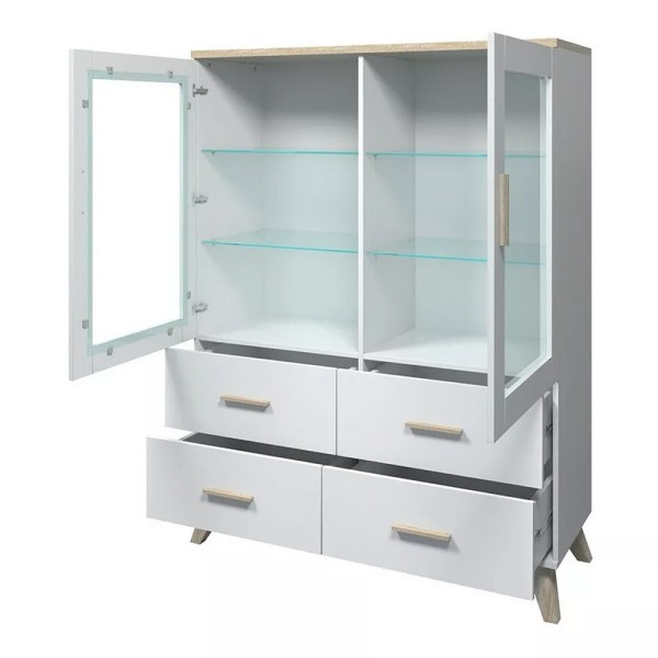 Вітрина Lotta 2DS4S – Меблі для стильного інтер'єру вашої вітальні