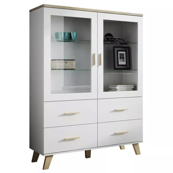 Вітрина Lotta 2DS4S – Меблі для стильного інтер'єру вашої вітальні