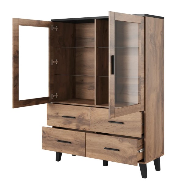 Вітрина Lotta 2DS4S – Меблі для стильного інтер'єру вашої вітальні