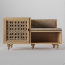 Тумба для взуття Teneta S101 з м'яким сидінням