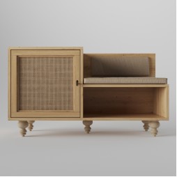 Тумба для взуття Teneta S102 з м'яким сидінням