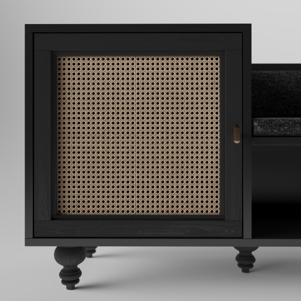 Тумба для взуття Teneta S103 з м'яким сидінням