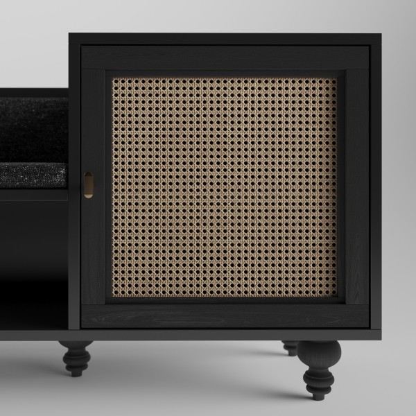 Тумба для взуття Teneta S103 з м'яким сидінням