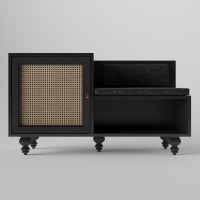 Тумба для взуття Teneta S103 з м'яким сидінням